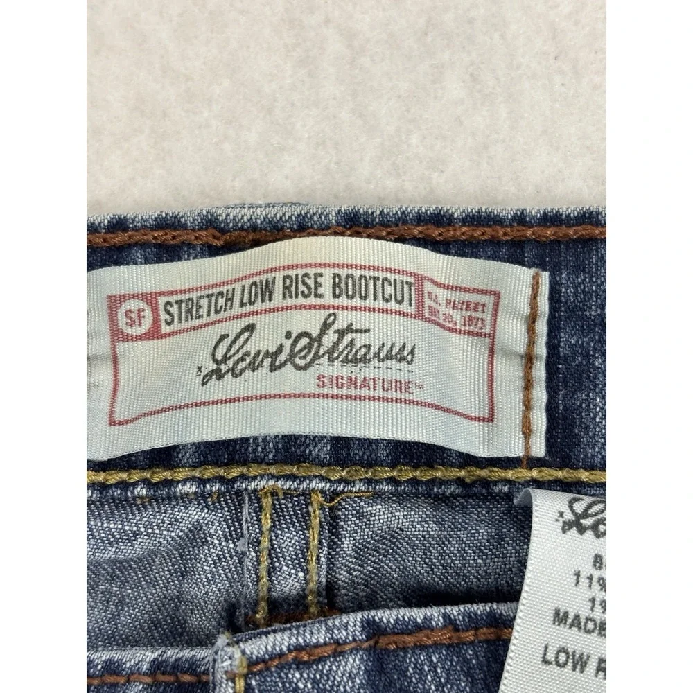 Levi's Y2K 90's Women's 10P Sexy Low Rise‎ Bootcut Jeans Western Chore Cowgirl